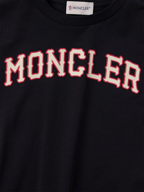 Moncler - 标志印花棉T恤