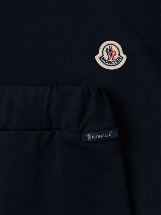 Moncler - Tricolour-trimmed cotton tracksuit set