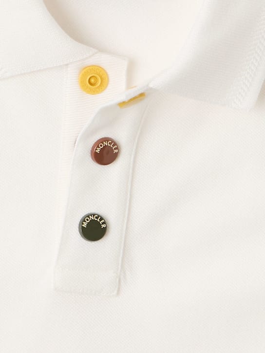 Moncler - Cotton piquet polo shirt