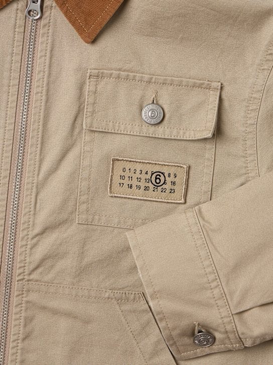 MM6 Maison Margiela - Cotton gabardine jacket