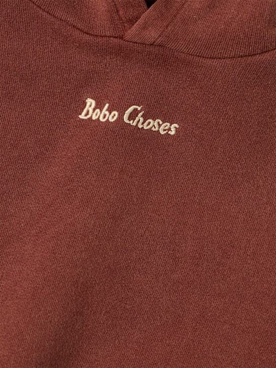 Bobo Choses - 印花棉质卫衣连帽衫