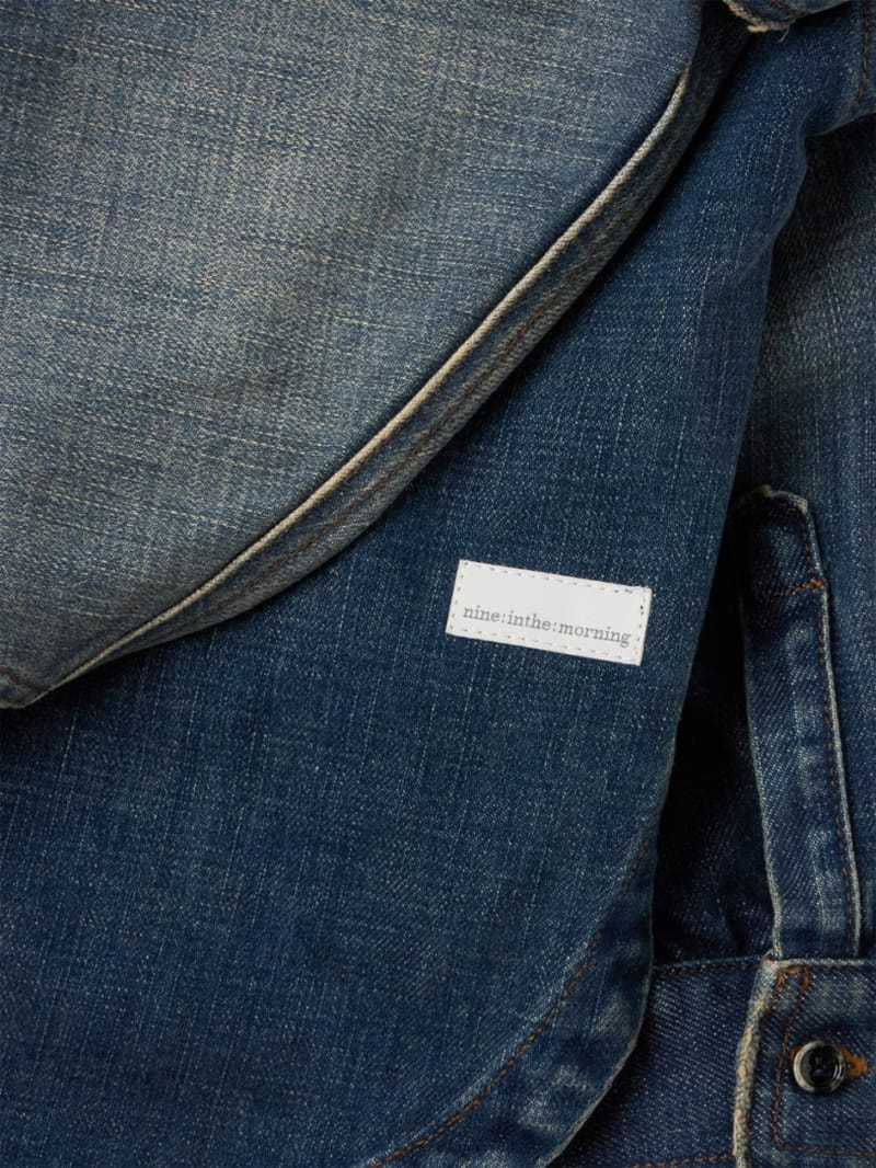 Nine In The Morning - Vintage-effect denim shirt