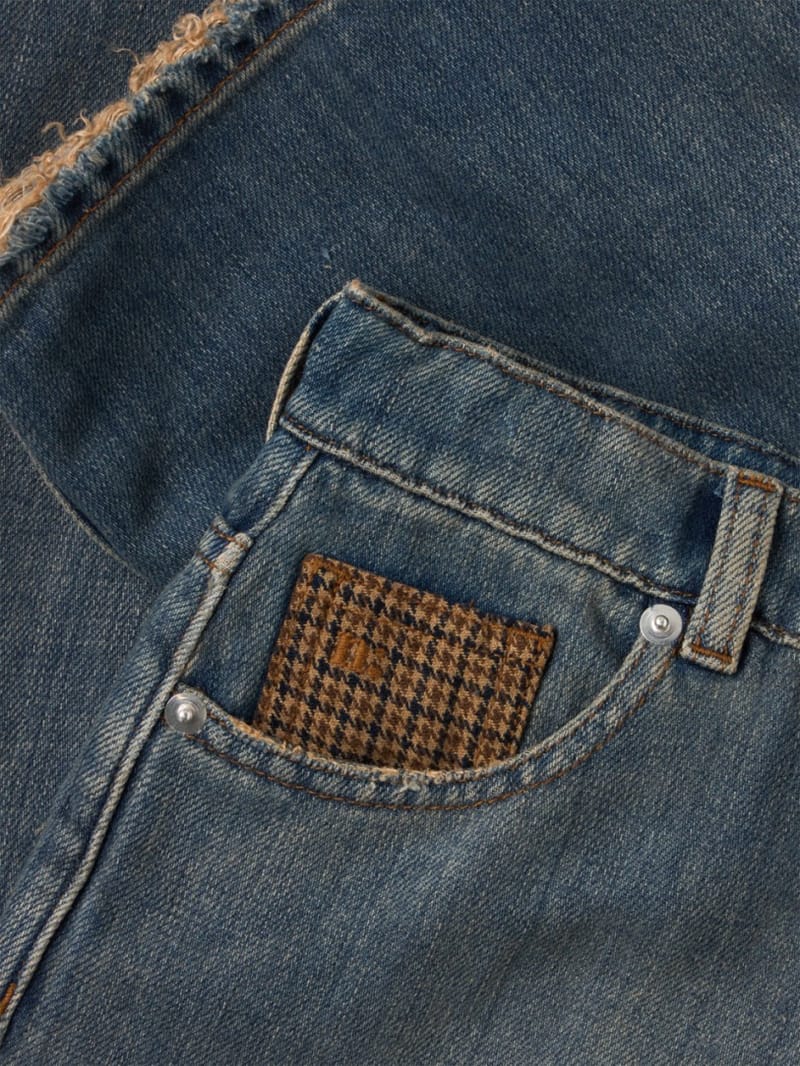 Nine In The Morning - Vintage-effect wide-leg jeans