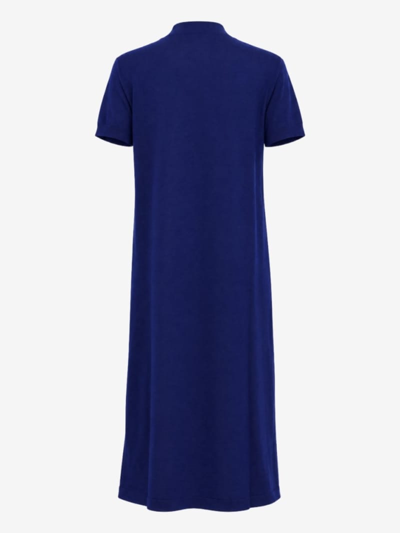 Jil Sander - Abito midi in lana a maniche corte