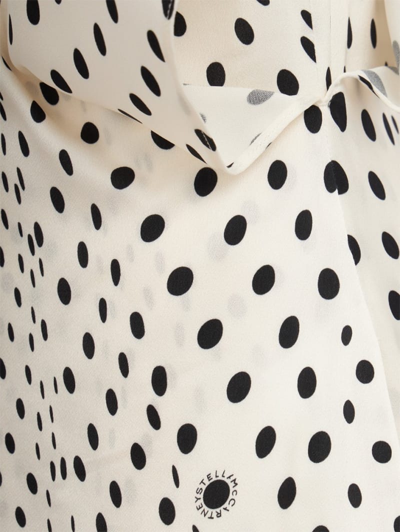 Stella McCartney: Polka dot viscose midi dress