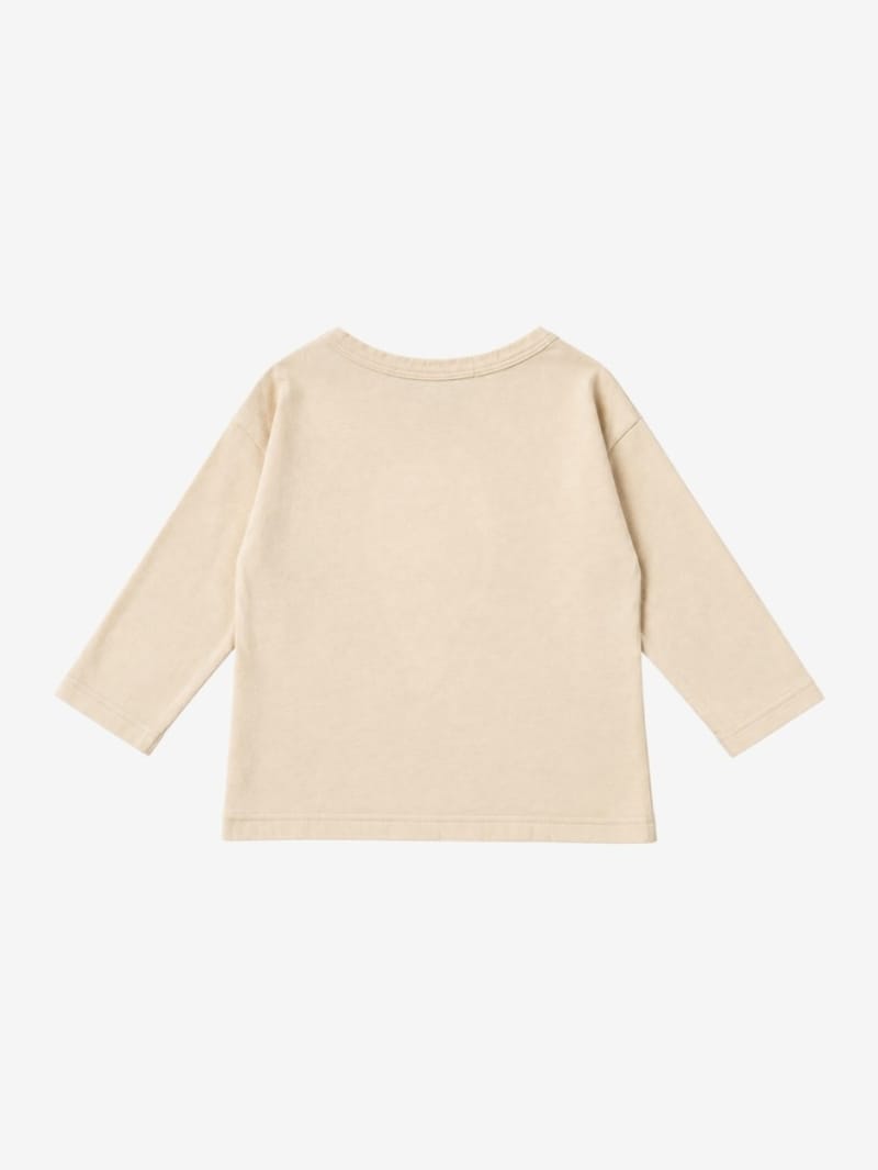 Bobo Choses: T-shirt a maniche lunghe con stampa Bigtooth Lemon in cotone biologico