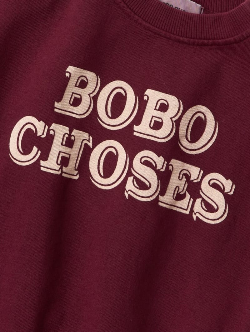 Bobo Choses: Organic cotton sweatshirt with embossed logo