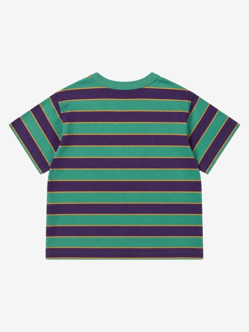 Bobo Choses: T-shirt a righe con logo in rilievo