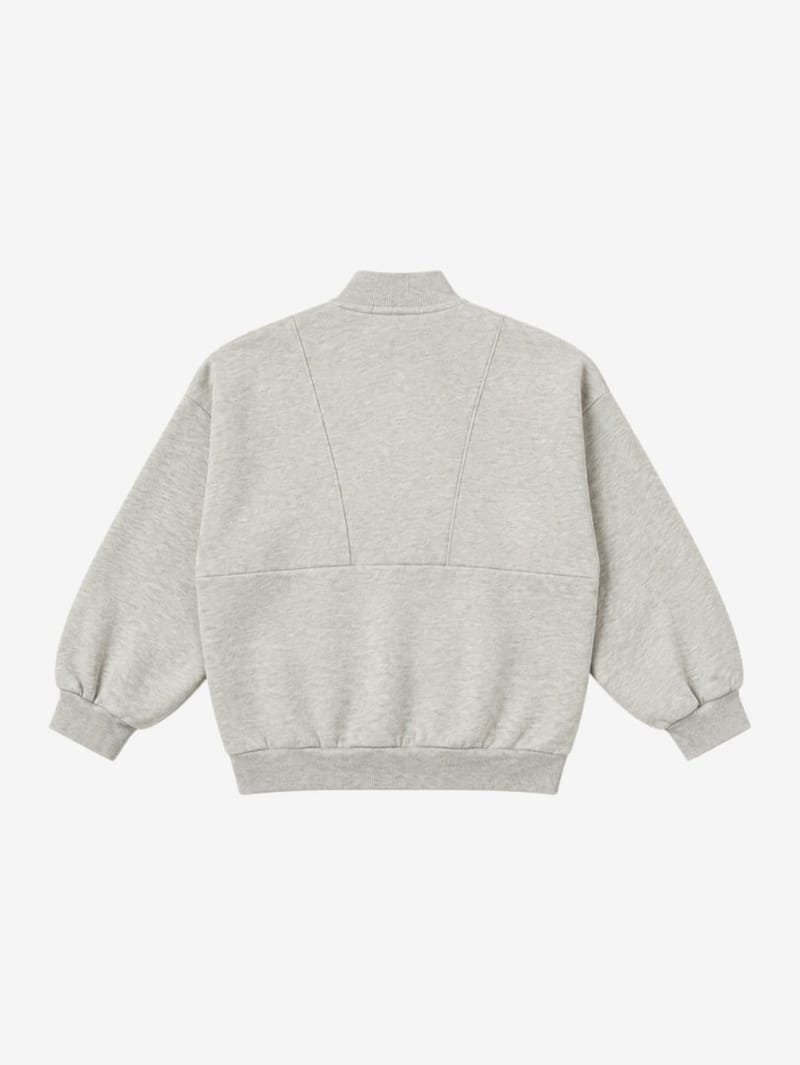 Bobo Choses: Bolder organic cotton half-zip sweatshirt