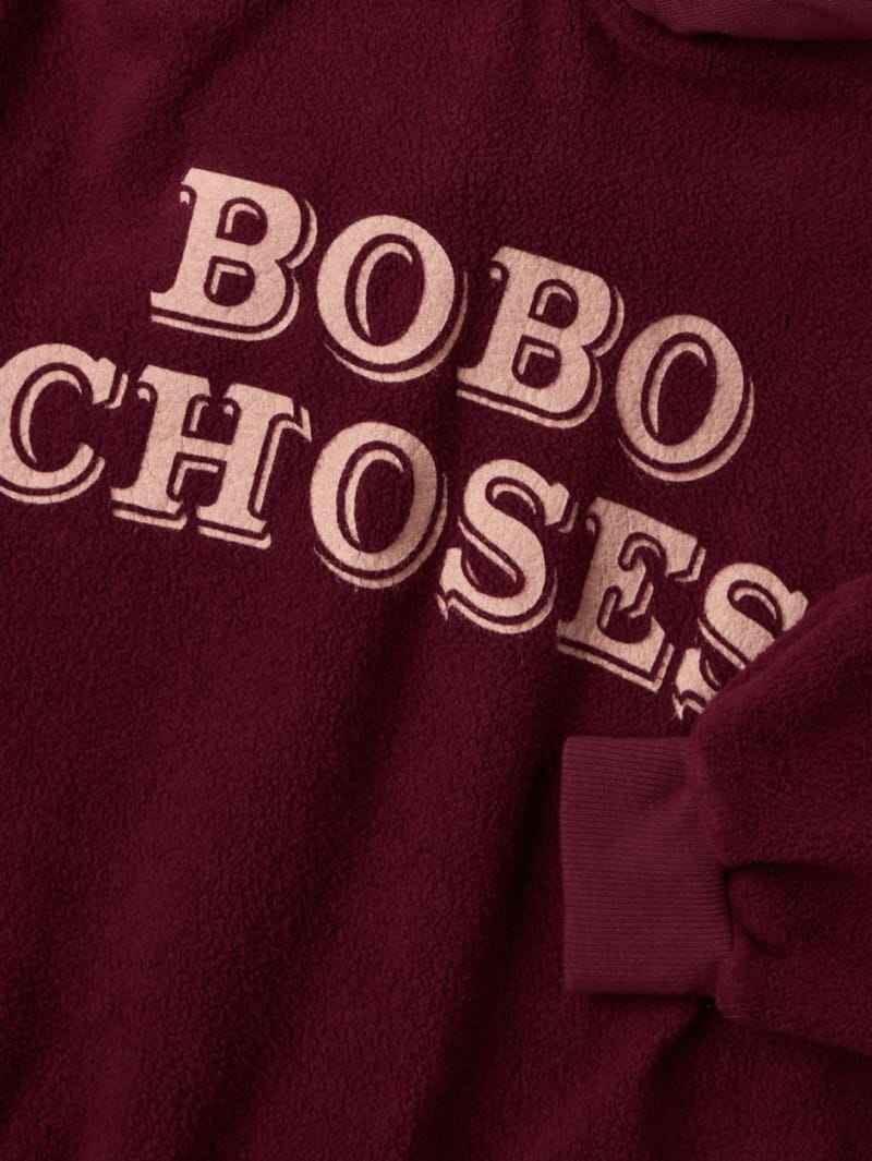 Bobo Choses: Organic cotton hoodie with embossed logo