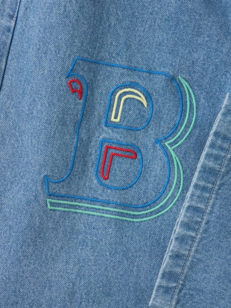 Bobo Choses: Organic cotton jeans with embossed logo
