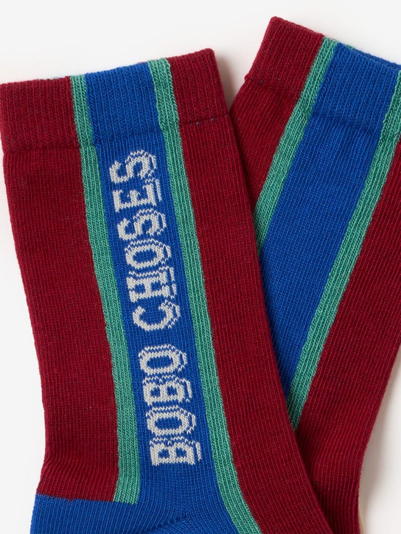 Bobo Choses: Extra-long organic cotton logo socks
