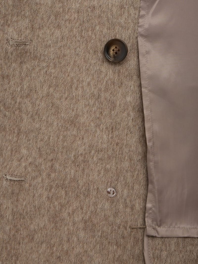 LA PISCINE: Belted double coat