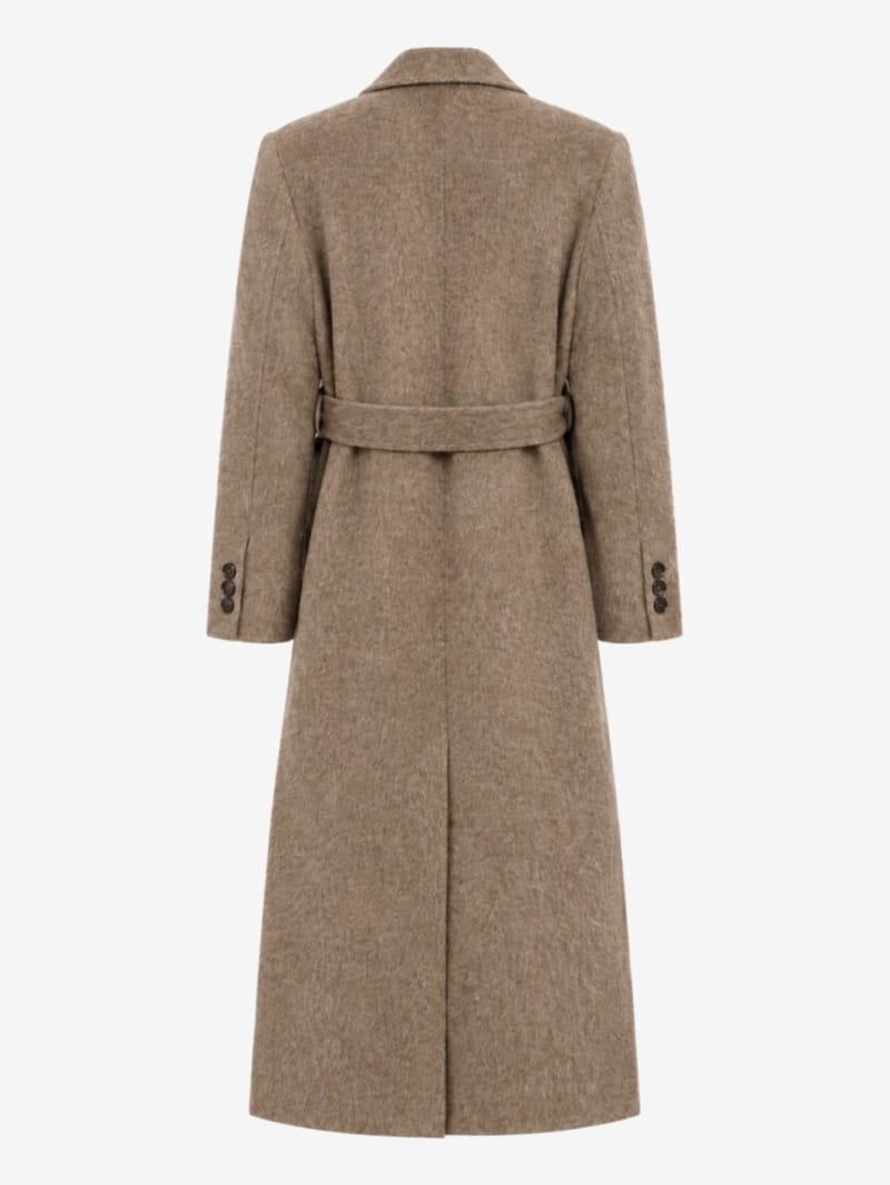 LA PISCINE - Belted double coat