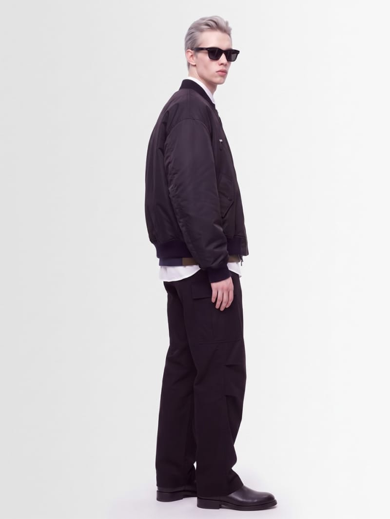 Sacai: Nylon bomber jacket with utility pocket