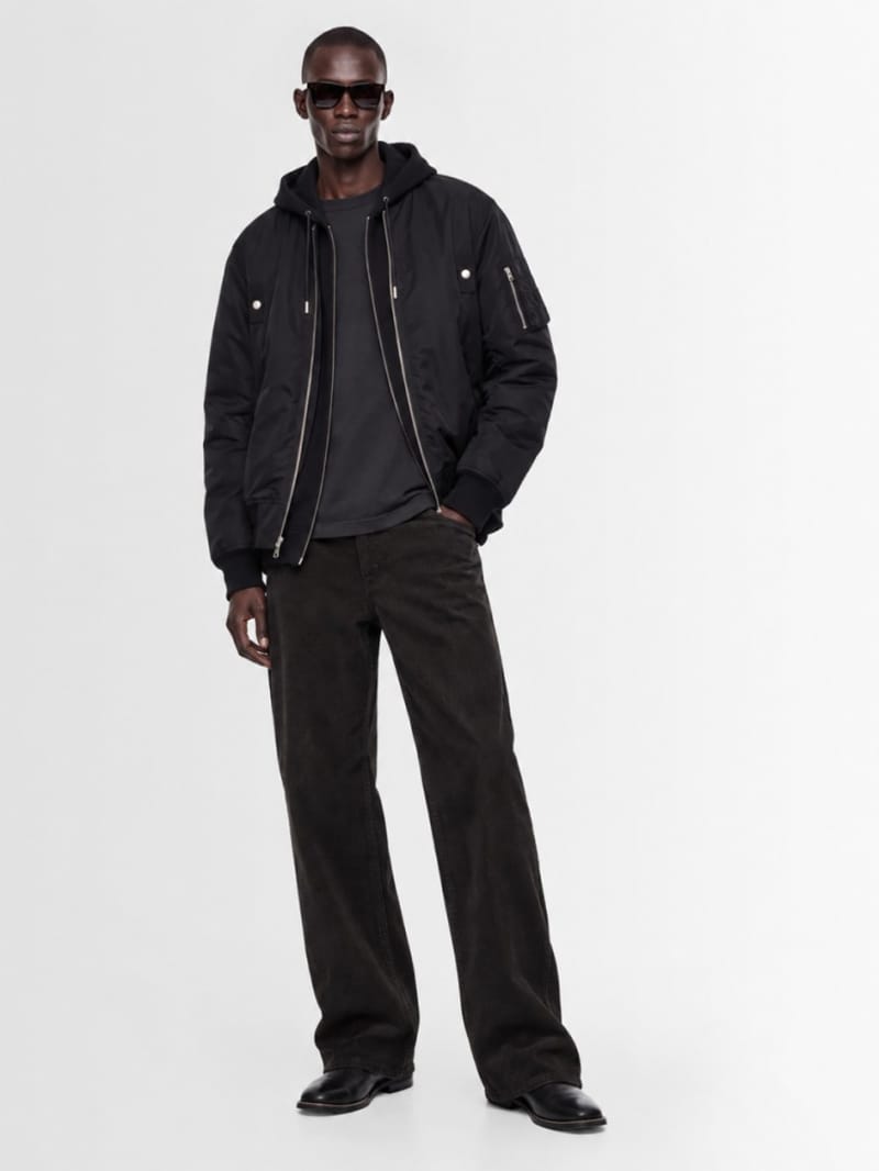 Sacai - Nylon twill blouson with sleeve pocket