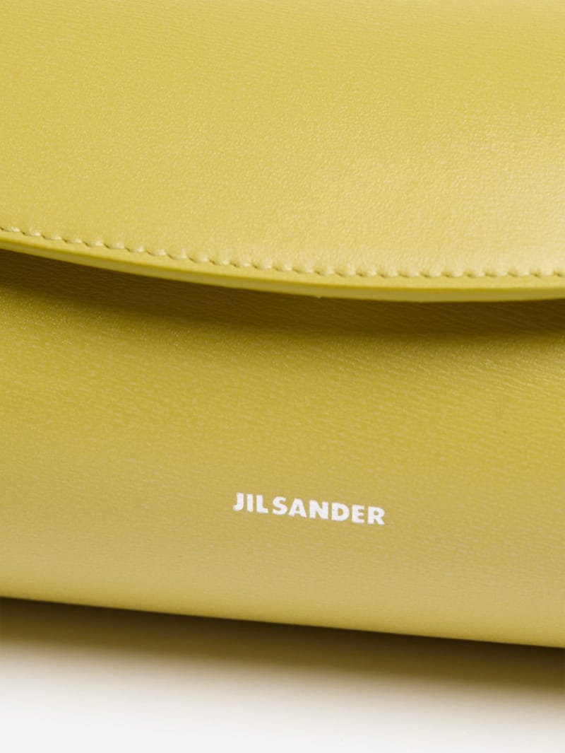 Jil Sander: Small Cannolo leather shoulder bag