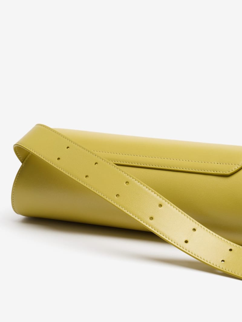 Jil Sander: Small Cannolo leather shoulder bag