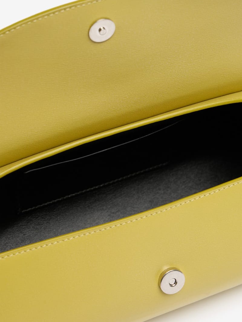 Jil Sander: Small Cannolo leather shoulder bag