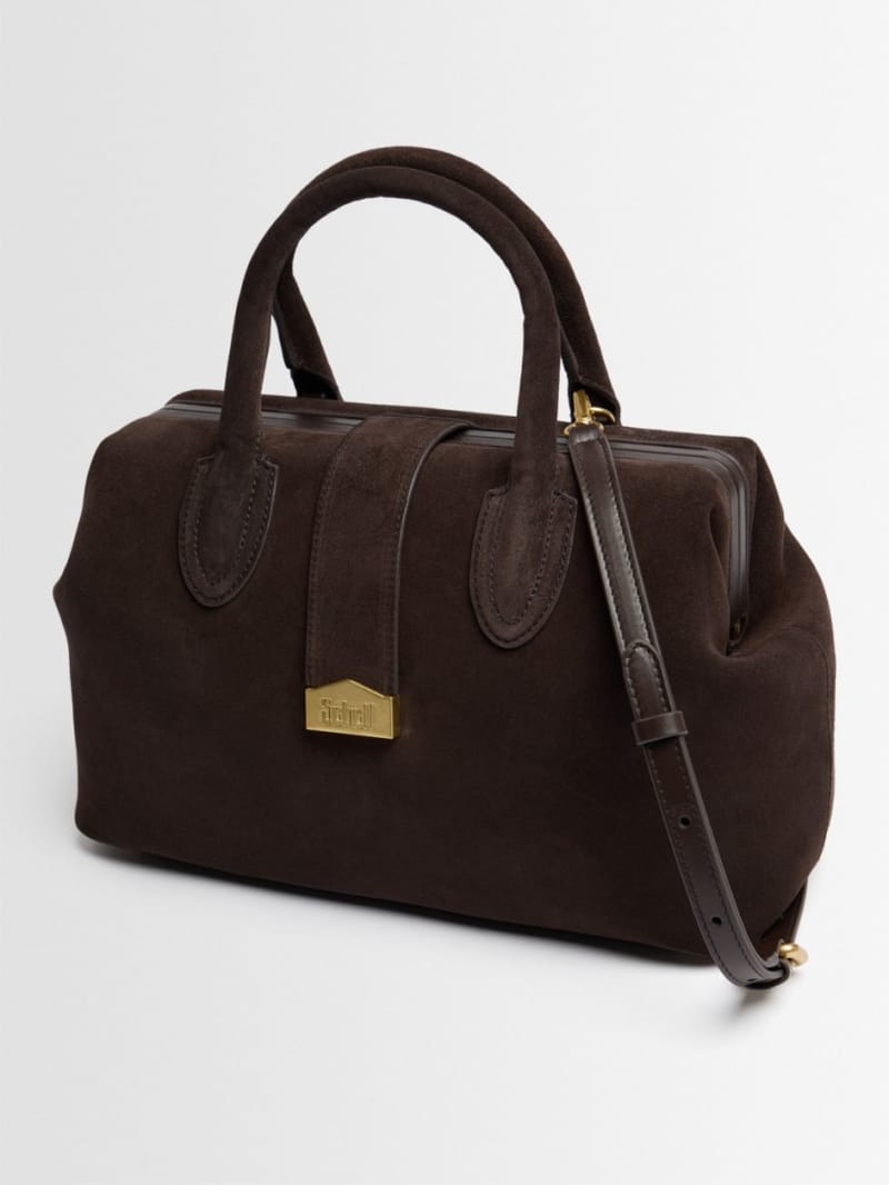 SCHELL - 中号绒面医生包