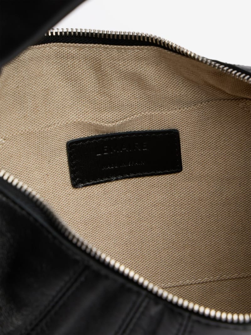 Lemaire: Mini Fortune Croissant soft nappa bag