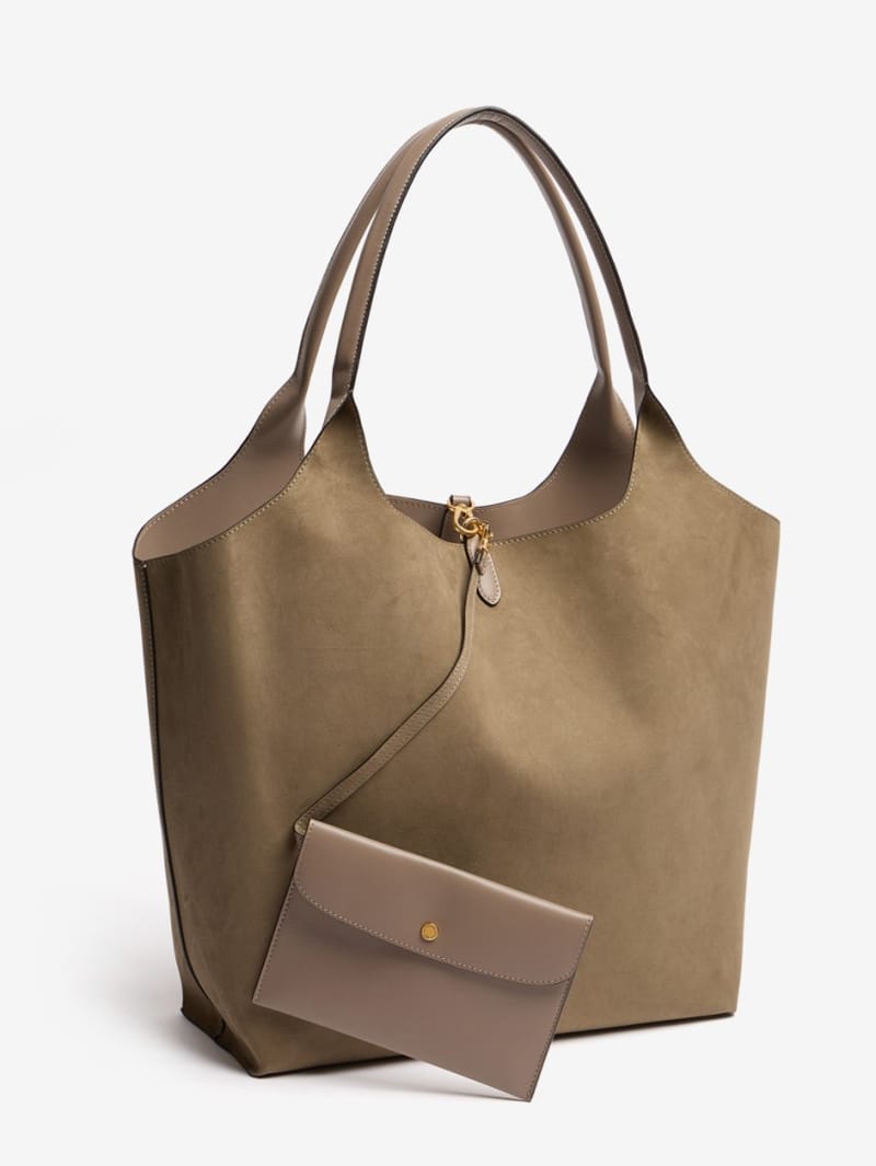 Stella McCartney: Borsa shopping reversibile con logo alter mat