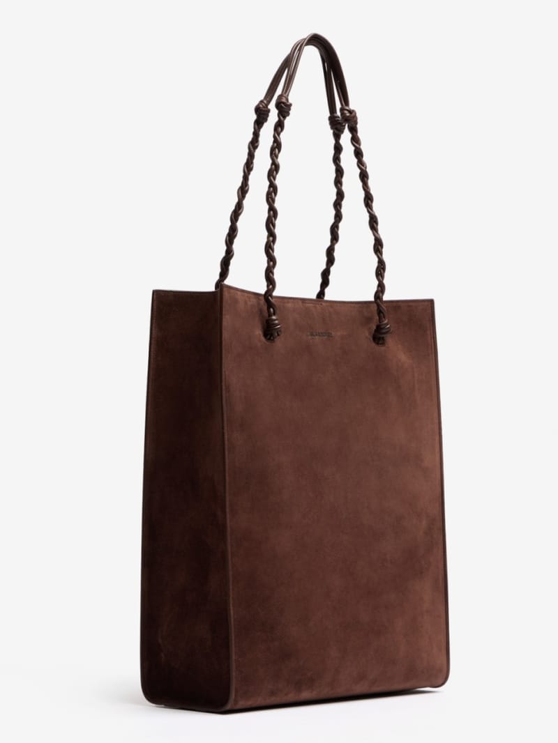 Jil Sander - Shopper Tangle aus Veloursleder