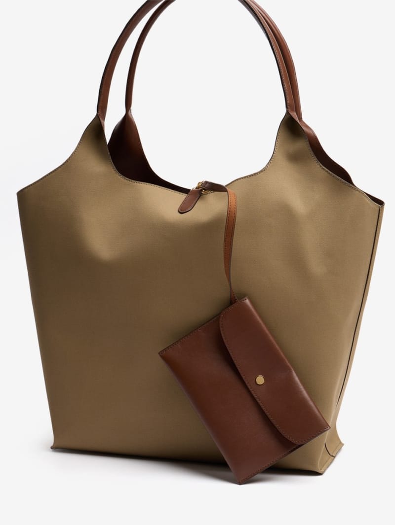 Stella McCartney: Cotton reversible logo tote bag