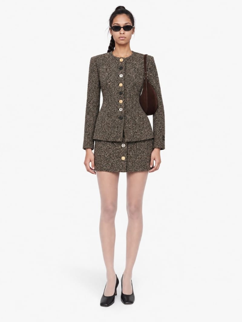 MSGM: Buttoned mini skirt