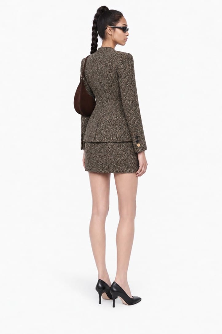 MSGM: Buttoned mini skirt