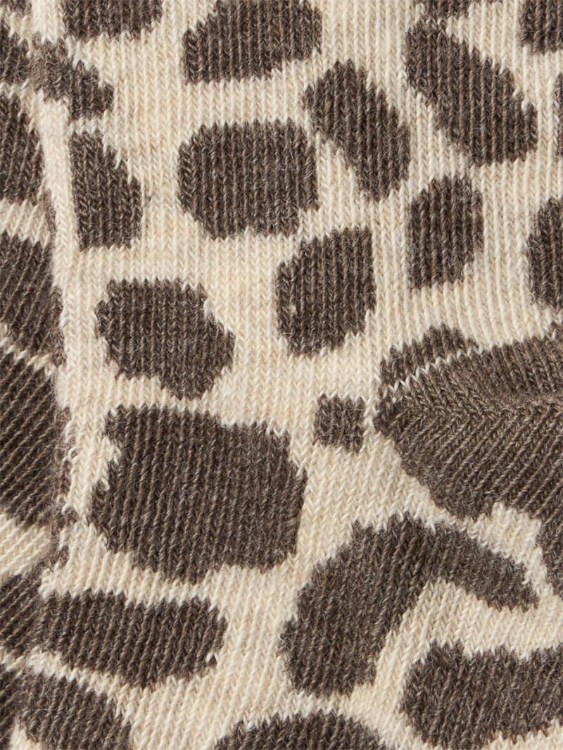 1 + IN THE FAMILY: Socken mit Leopardenmuster