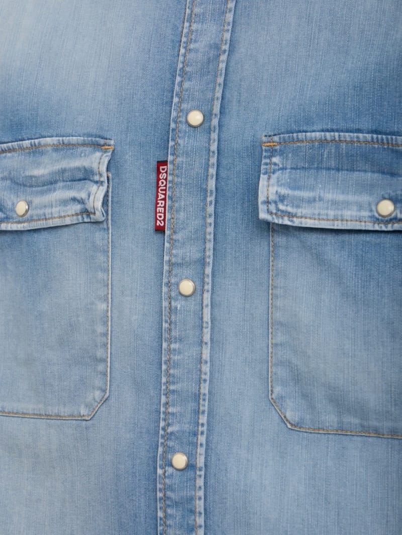 Dsquared2: Canadian vintage-effect cotton shirt