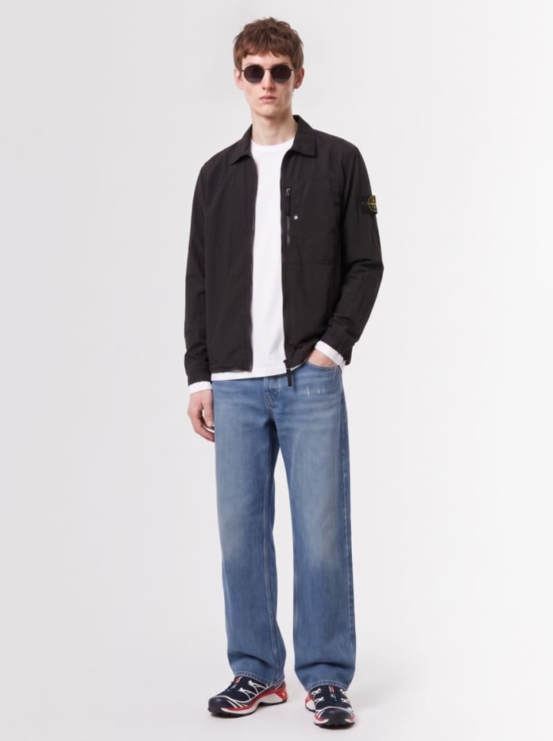 Stone Island - 带拉链胸袋的拉链上衣