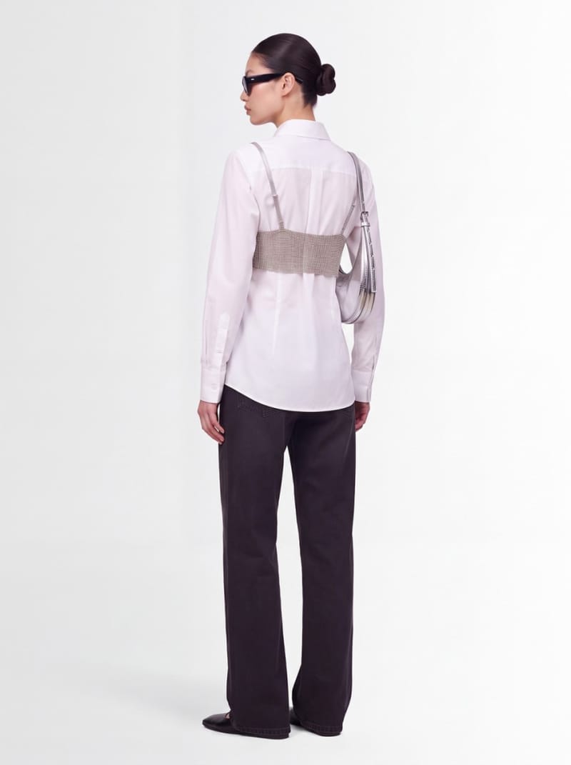 Giuseppe Di Morabito: Cotton poplin shirt w/ detail