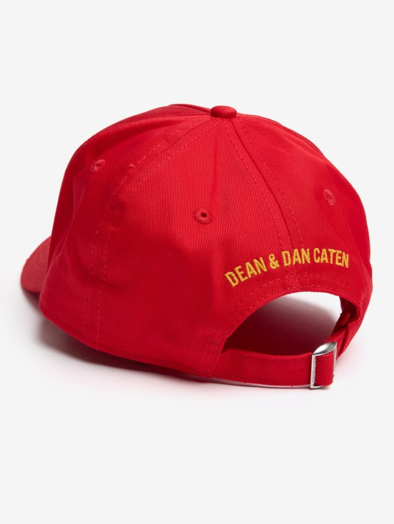 Dsquared2: Patch cotton canvas baseball cap