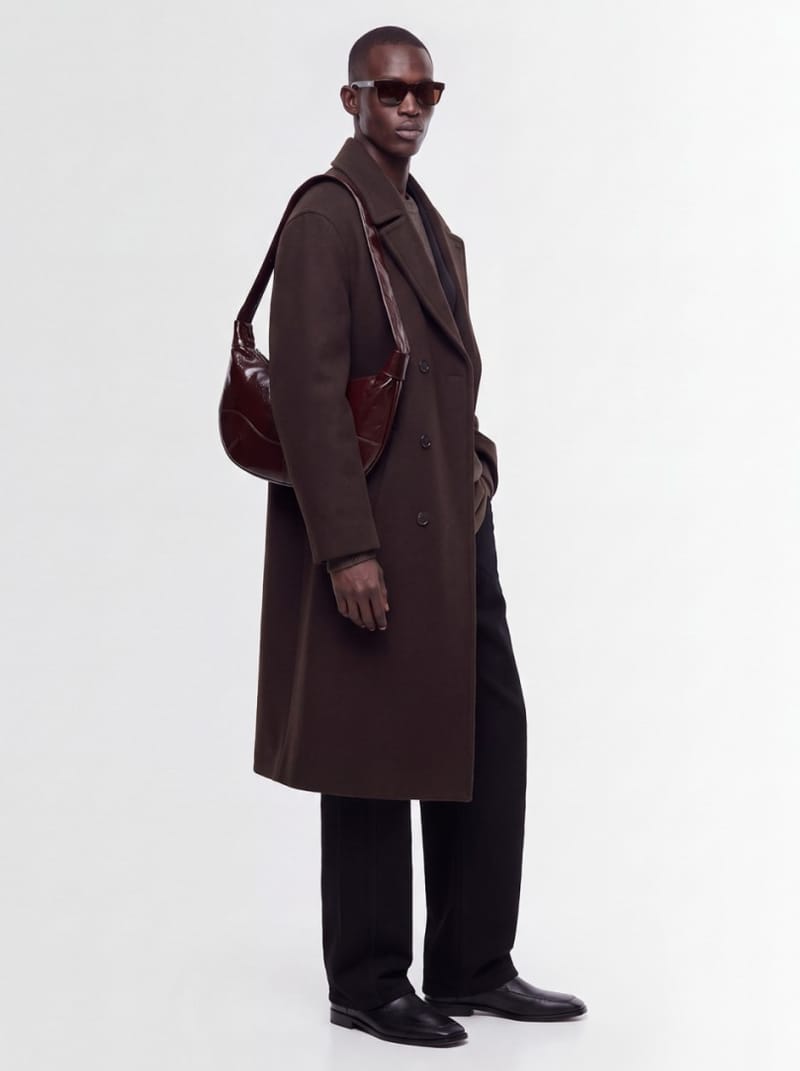 Lemaire: Double-breasted wool and alpaca coat