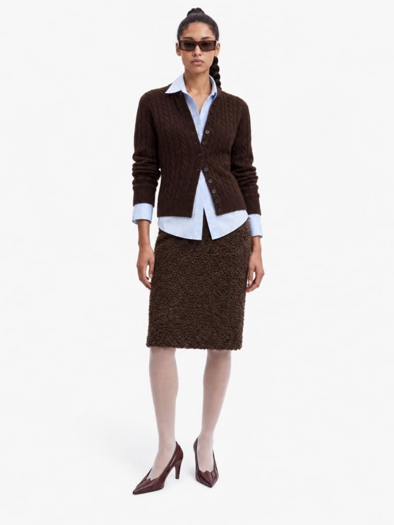 MSGM: Cardigan a trecce
