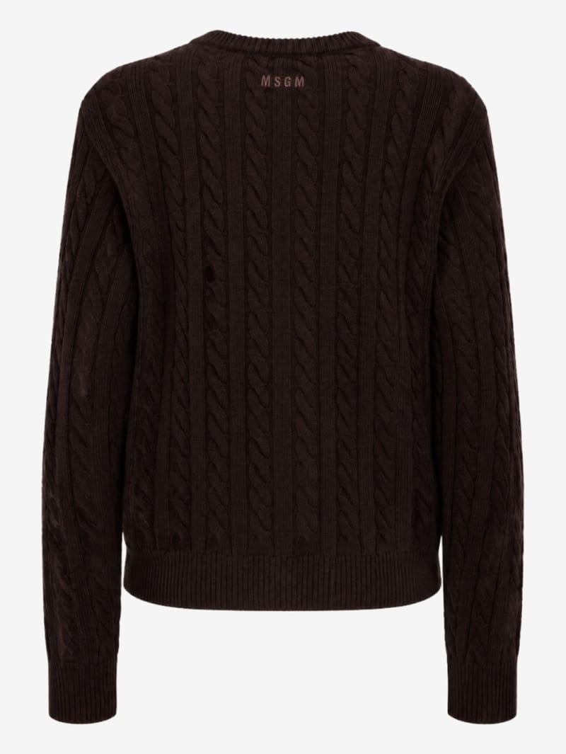 MSGM: Cardigan a trecce