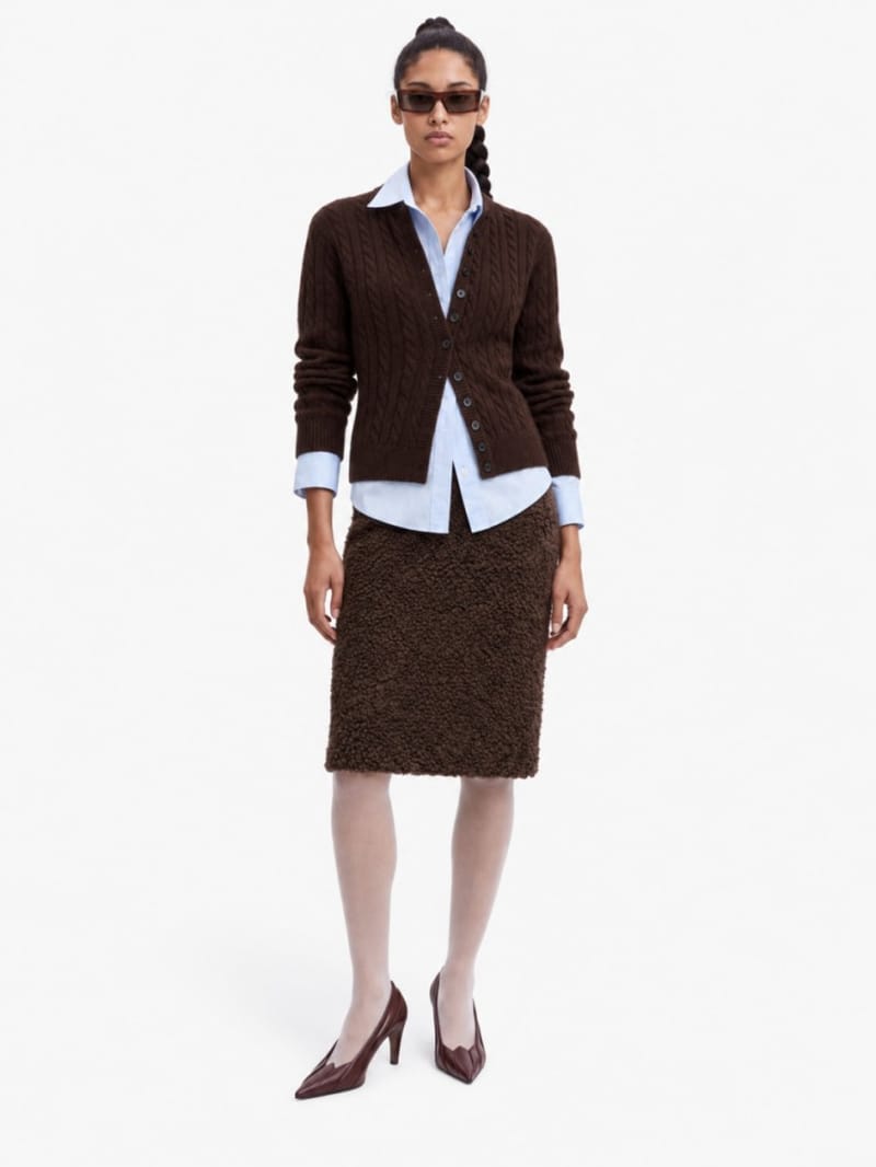 MSGM - Cardigan a trecce