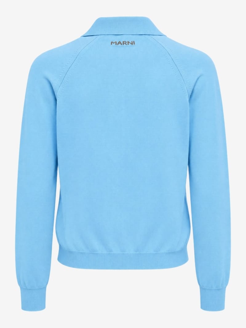 Marni: Pointelle knit techno cardigan