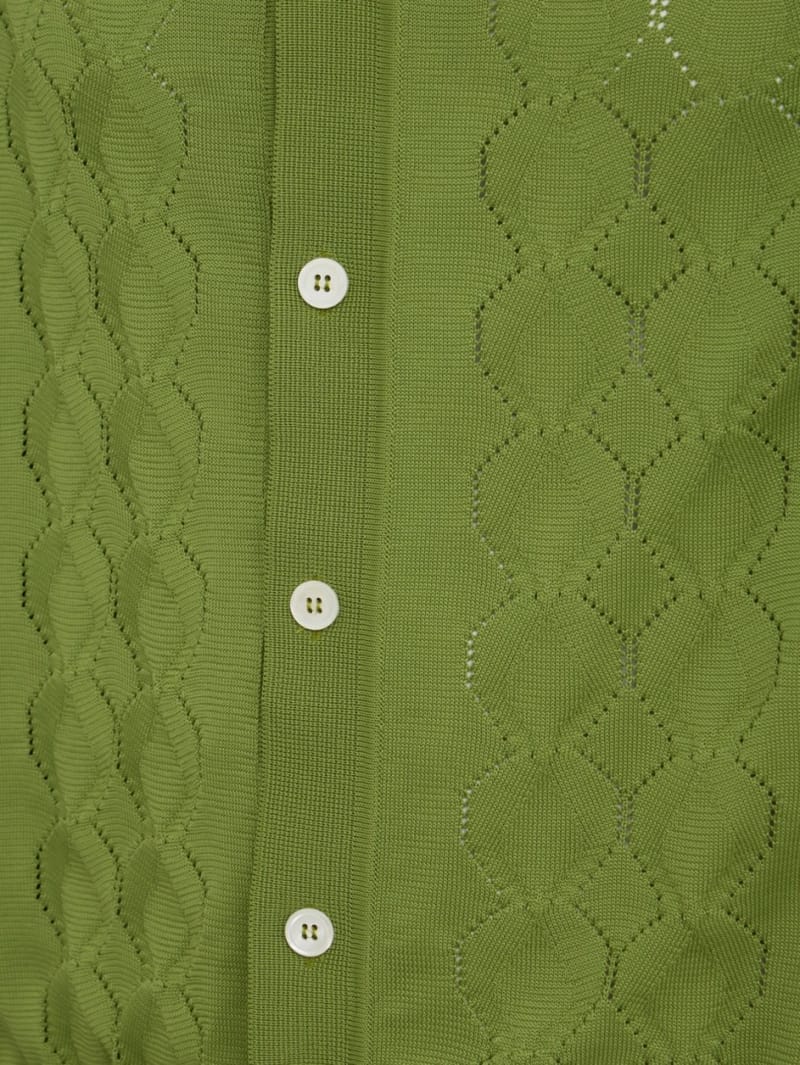 Marni: Pointelle knit techno cardigan