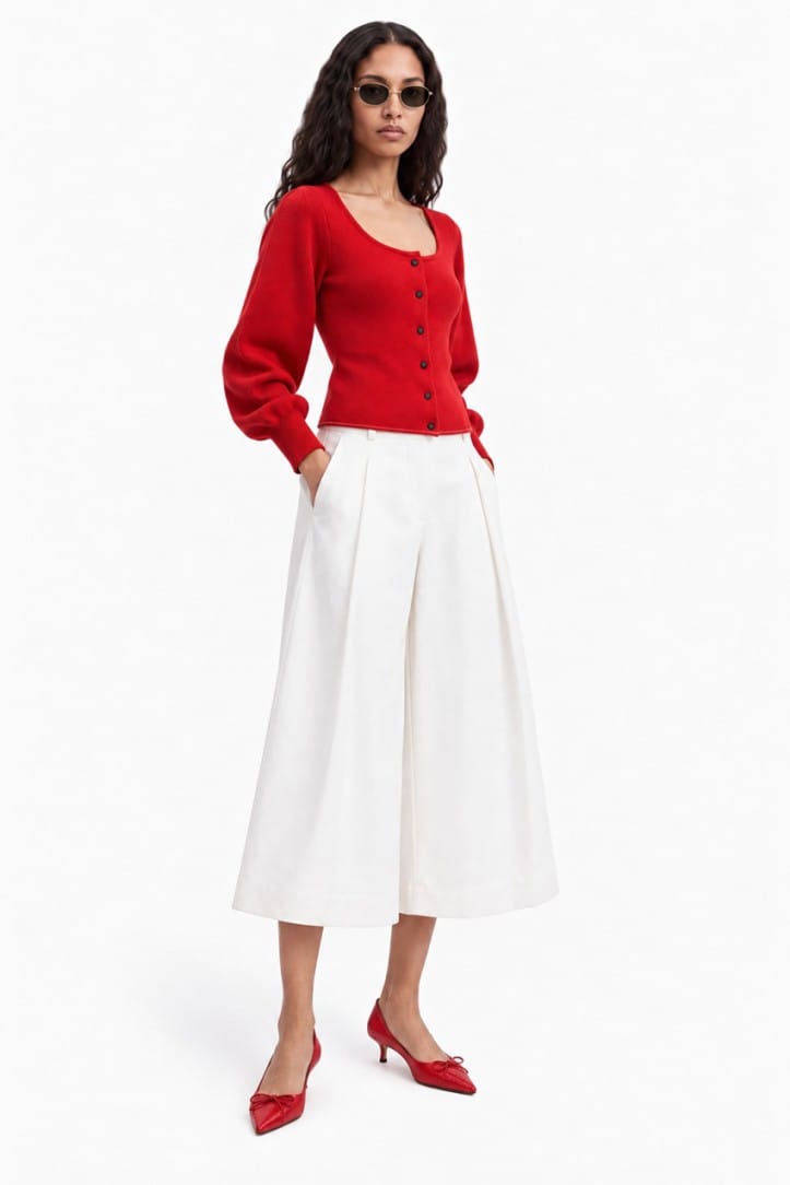 Jacquemus: Wool and cashmere cardigan Tempo