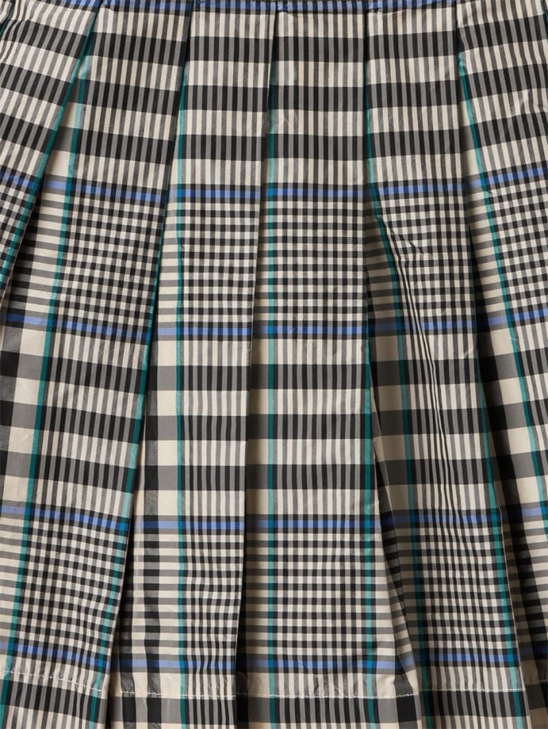 COSMOSOPHIE: Checkered skirt