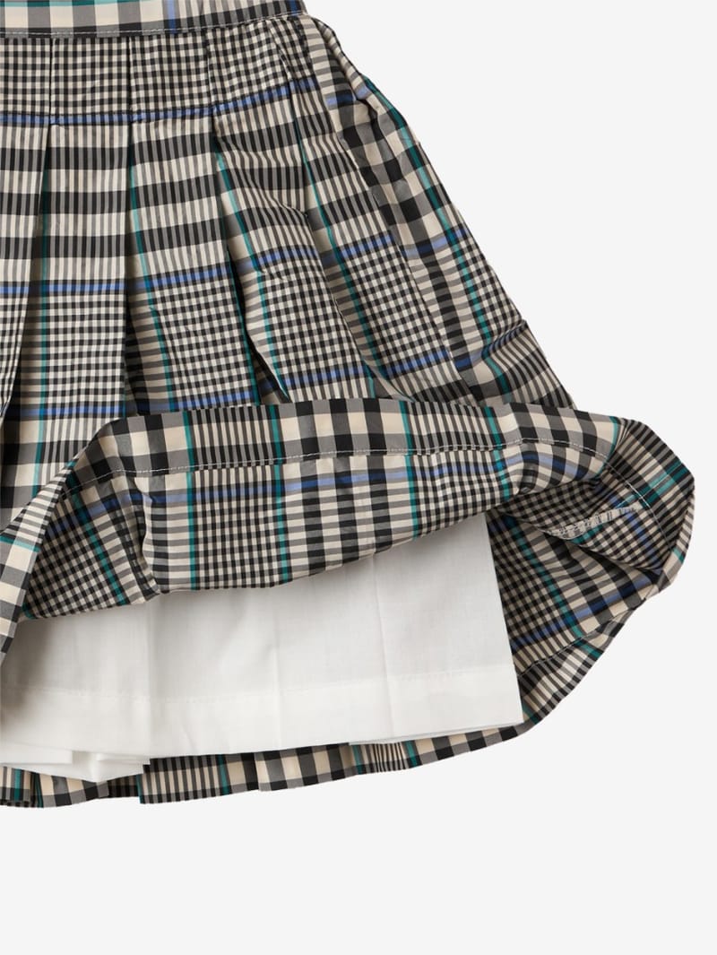 COSMOSOPHIE: Checkered skirt