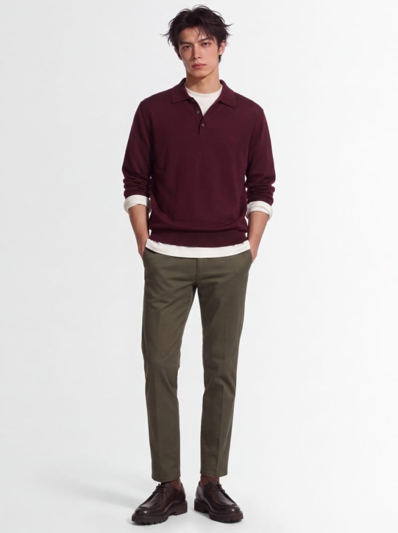 CRUNA - Pantalones Chino Slim Fit