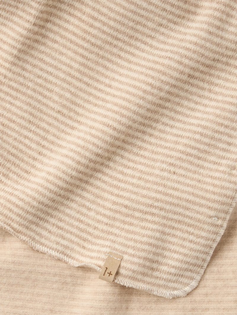 1 + IN THE FAMILY: Striped baby blanket