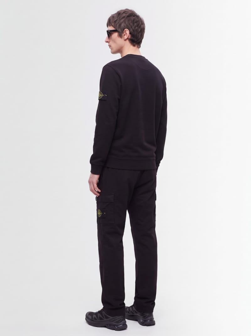 Stone Island: 棉质圆领卫衣