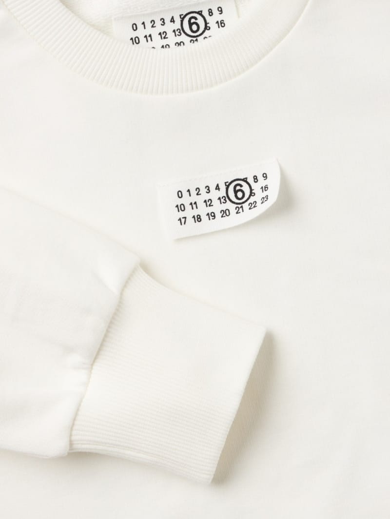 MM6 Maison Margiela: Cotton crewneck sweatshirt