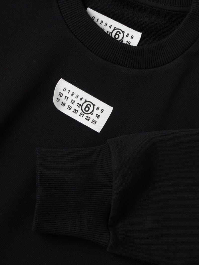 MM6 Maison Margiela: Cotton crewneck sweatshirt