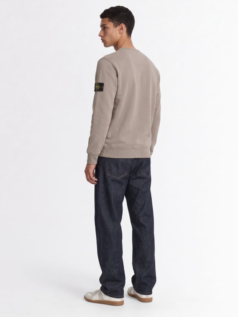 Stone Island: 棉质圆领卫衣